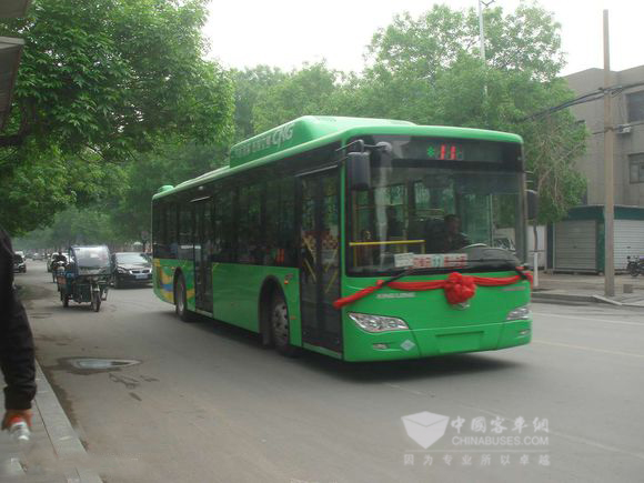 山東：濱州市首批新能源電動(dòng)公交車正式投入使用