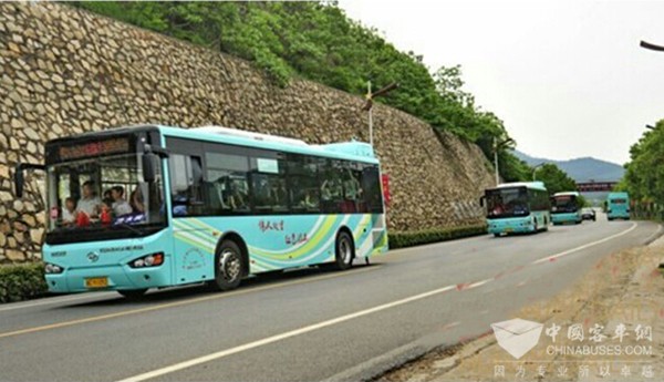 “五一”韶山景區(qū)換乘管理獲贊，海格新能源客車功不可沒