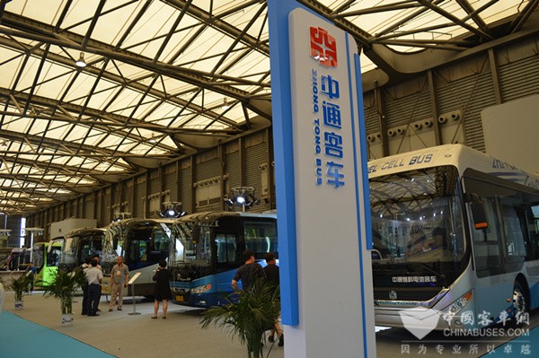 BUS EXPO 2017上?？蛙囌箌中通客車展臺