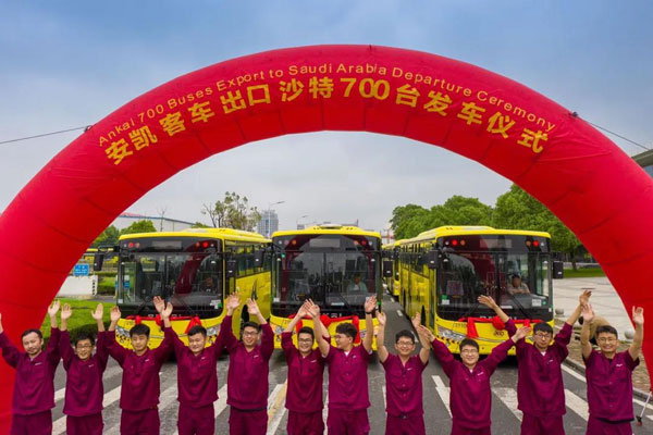 700輛！安凱客車再出海沙特 彰顯“中國制造”力量！