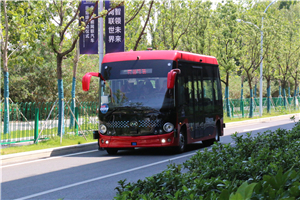 安凱無人駕駛客車投入開放道路運行 