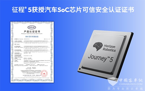 地平線 征程5芯片 芯片可信安全 產(chǎn)品認(rèn)證