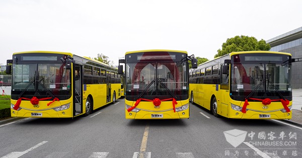 安凱客車(chē) 中國(guó)產(chǎn) 純電動(dòng)客車(chē) 首次批量出口 牙買(mǎi)加