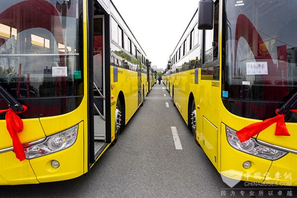 安凱客車(chē) 中國(guó)產(chǎn) 純電動(dòng)客車(chē) 首次批量出口 牙買(mǎi)加