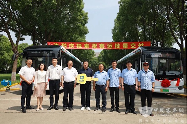 申沃客車 九系客車 奉賢客運(yùn) 智能網(wǎng)聯(lián) 純電動客車