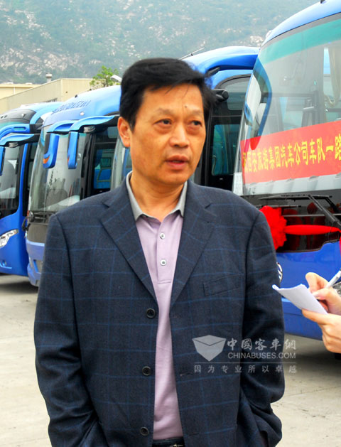 西安旅游集團汽車公司費長安總經(jīng)理接受采訪