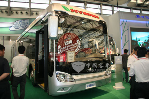 宇通ZK6180MGQA9獲得2010年度最佳BRT巴士獎(jiǎng) 