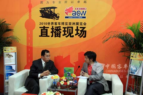 中通客車副總經理做客客車網