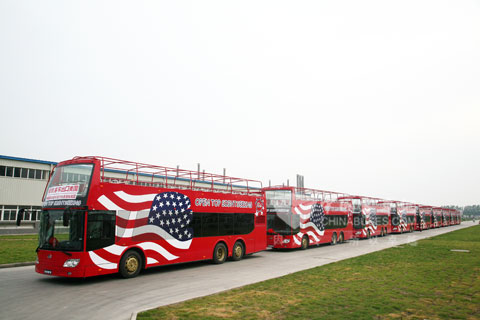 安凱豪華客車(chē)首次批量出口美國(guó)