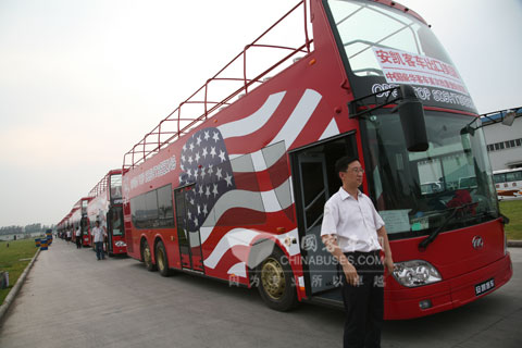 安凱豪華客車(chē)首次批量出口美國(guó)