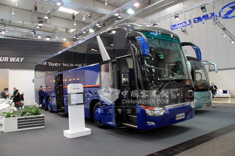 德國(guó)漢諾威車展大金龍展車XMQ6130Y和XMQ6800