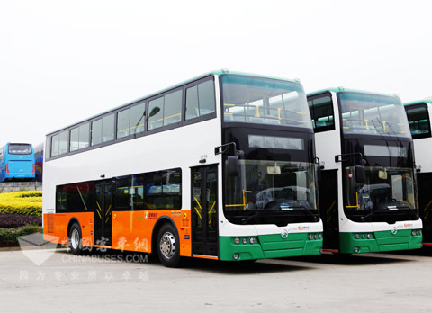 20輛金旅雙層公交車將進(jìn)駐春城昆明