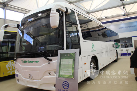 亮相比利時車展的金旅客車XML6121