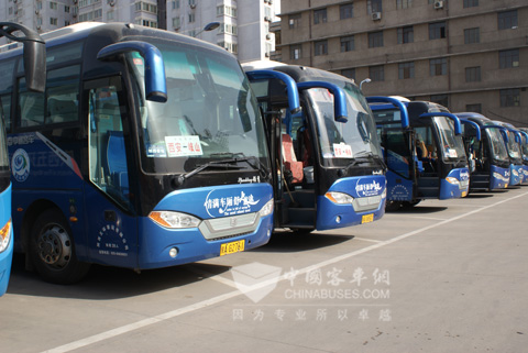 陜西五環(huán)客運批量中通清潔能源客車