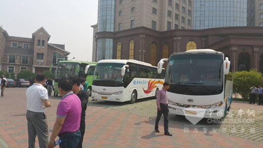 安凱美麗中國行展示的安凱客車