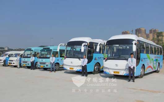 三款金龍純電動(dòng)車選為青運(yùn)會(huì)通勤用車
