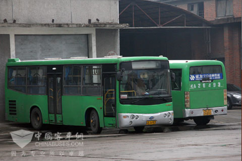 合肥公交的江淮客車