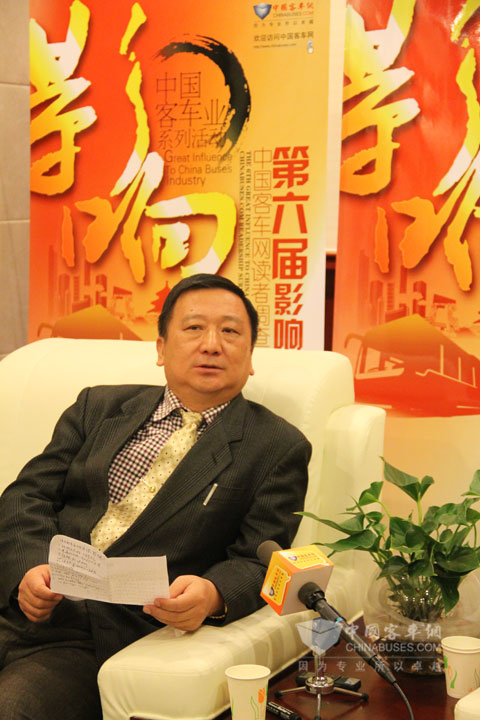 第六屆影響中國客車業(yè)活動現(xiàn)場專訪深圳運發(fā)集團于懷勇部長