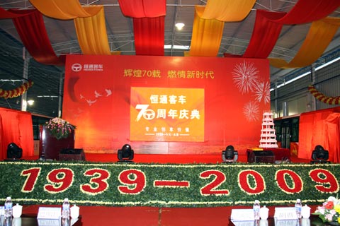 恒通70周年慶典活動(dòng)現(xiàn)場(chǎng)