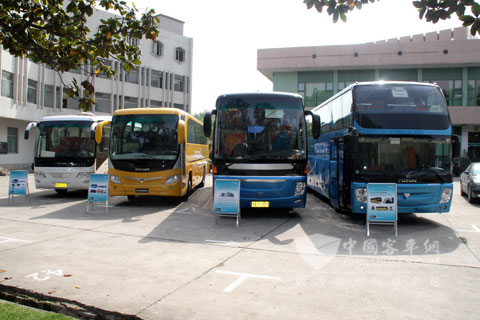 北汽福田歐V新能源客車湖北推介會展示樣車