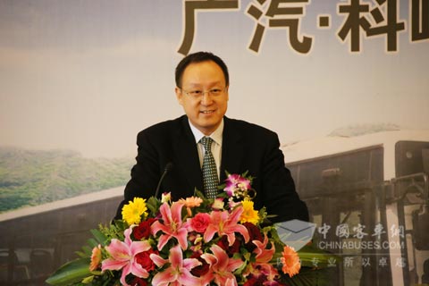 北京科凌電動(dòng)車輛股份有限公司董事長(zhǎng)杜炬發(fā)表講話