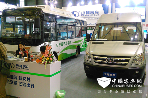 少林SLG6660EVG2型純電動(dòng)公交車