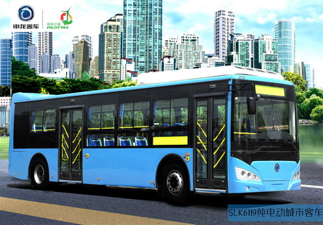 申龍SLK6119純電動城市公交客車