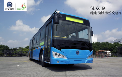 申龍SLK6119純電動城市公交客車