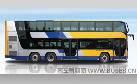 福田歐輝BJ6128EVCA雙層公交車(chē)（純電動(dòng)24-68座）