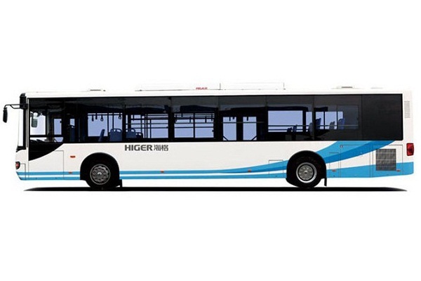 海格KLQ6129GAHEVC5A公交車（天然氣/電混動(dòng)國五24-50座）