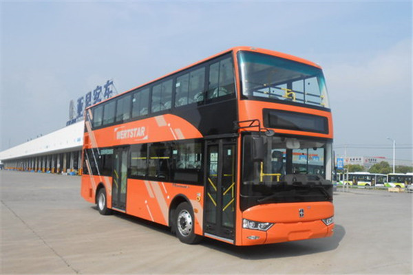 亞星JS6111SHBEV1雙層公交車（純電動30-61座）