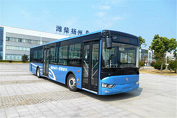 亞星YBL6128GHEV插電式公交車（柴油/電混動(dòng)國五21-41座）