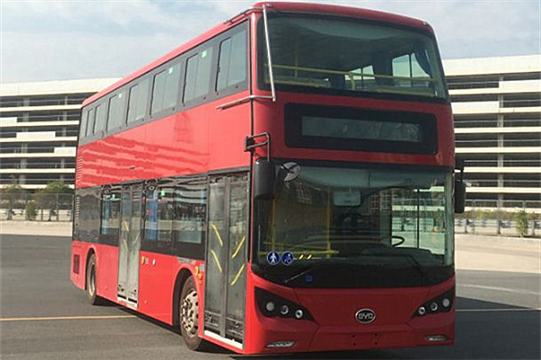 比亞迪BYD6100LSEV3低入口雙層公交車（純電動(dòng)28-54座）